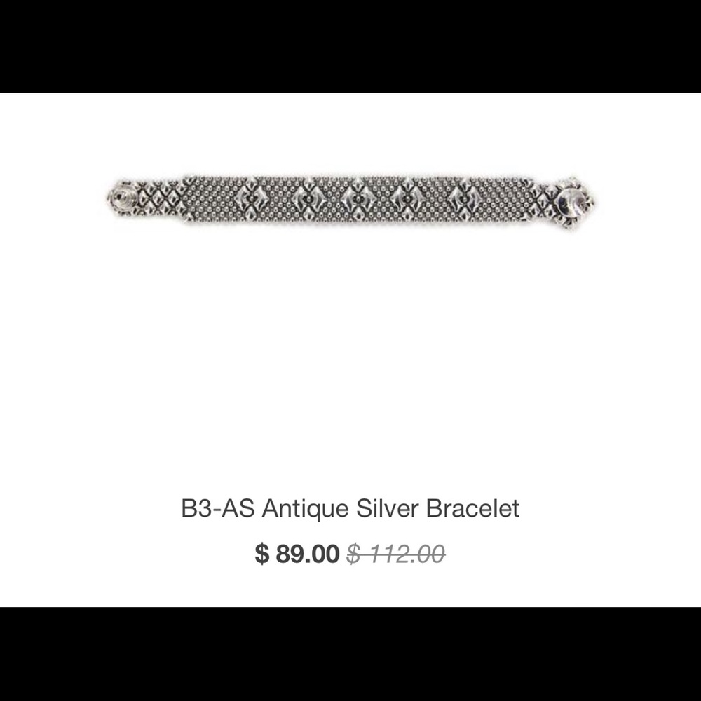 B3-AS Antique Silver Bracelet
